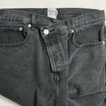 Princess Polly  • HOLLY ASYMMETRIC STRAIGHT LEG JEAN BLACK DENIM Photo 4