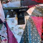 Ali Miles Printed Mesh 3/4 Sleeve Open Front Kimono Cardigan Size Petite‎ Large Photo 2