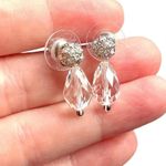 Swavorski Swarovski Crystal Teardrop Pendant Necklace Earrings Set Photo 4