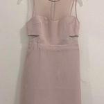 EXPRESS Sheer Pieced Mini Dress Photo 0