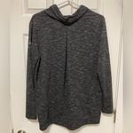 Eddie Bauer  Black Marbled Women's Cowl Neck Long Sleeve Shirt Photo 6