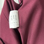 Morilee 21761 Silky Satin Slit Bridesmaid Dress Maxi Burgandy Red Size 6 Photo 8