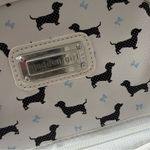 Madden Girl  White Backpack with dachshund /  Black Dog Print Photo 3