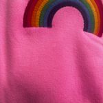 Aviator Nation  Neon Pink Rainbow Zip Up Hoodie NWT Size Large Photo 7
