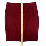 J.Crew No 2 Pencil Cranberry Mini Skirt Womens Size 6 Career Preppy Classic Photo 7