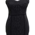 Jessica Simpson  Lace Sleeveless Sweetheart Dress Photo 0