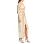NEW Significant Other x Revolve Imelda Satin Champagne Maxi Dress Size 8 Photo 2