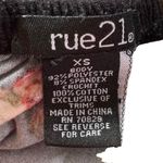 Rue 21 Floral Romper - Size XS Black/Red/Green Photo 1