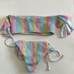 Tularosa Emily bikini in Pastel Rainbow Sz m Photo 3