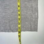 American Eagle Light Gray Waffle Knit Pullover Sweater Photo 6