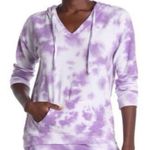 Theo And Spence Tie Dye Hoodie In Purple Marble Size M Photo 1