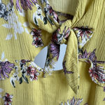 Cotton Candy LA sz M yellow fairy Y2k Floral cutout Mini Dress Photo 3