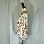 Style Rack LA • Women’s Open Kimono Shacket White Floral Dolman Batwing Sz. Sm Photo 4