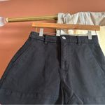 Everlane  The Utility Short Organic Cotton Twill High Rise Black NEW Size‎ 0 Photo 3
