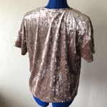 Forever 21 NWOT Crushed Velvet Short Sleeve Top Photo 1
