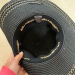 Tormenter Like New Redfish Wide Brim Sun Hat 100% Paper Black Photo 1