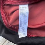 Spanx Pencil Skirt Sz L Brick Red High Waist Stretch Shaping Faux Leather Photo 6