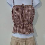 Papaya NEW! Women’s Smocked Peasant Camo Top Small Photo 5