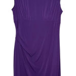Vince Camuto Women's Bodycon Dress Studded Sleeve Back Zip Purple Size 12 Photo 0