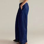 Free People NWT CRVY New Spin Trouser Jeans in Dark Wash Photo 3