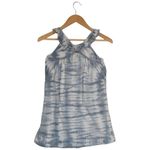 Billabong Womens Medium Tie Dye Tank Top Scoop Neck Ruffle Strap A Line Blue Photo 6
