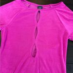 Wild Fable Pink Cut Out Short Sleeve Bodysuit Photo 1
