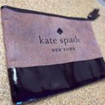 Kate Spade  Black and Purple Clutch/ cosmetic bag Photo 2