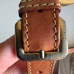 VTG Alviero Martini 1a Classe Geo Map Print Shoulder Bag Tan Brown Photo 7