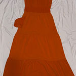 TJ Maxx  Orange Dress XS Photo 4