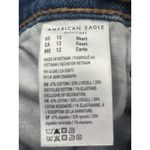 American Eagle  Mom Jeans Womens Sz 12 Short Blue Denim Medium Wash Bin9 Photo 1