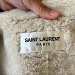 Saint Laurent  Red Suede Boyfriend Shearling Jacket NWT XLarge Photo 7