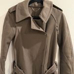 Men's Brown Trench Coat Size 38 Photo 6