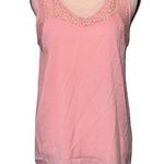 Attention  medium pink lace v neck tank new without price tag sexy date night top Photo 0