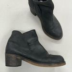 Free People  Brooks Black Leather Distressed Ankle Boots Womens 38 Fall Boho Photo 0