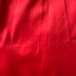 Amazon Red Satin Lace Dress Photo 3