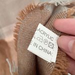 100% acrylic plaid korean style Scarf Photo 1