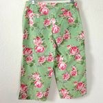 Ralph Lauren Vintage 90s Cottage Countryside Floral Garden Ankle Pants Size 8 P Photo 1