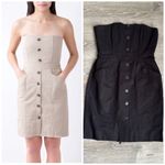 Jenni Kayne  Strapless Button Down Placket Dress 2 Photo 1