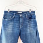 Mavi Jeans Zach Mid Rise Slim Fit Denim Straight Leg Jeans Deep Brushed 33 / 16 Blue Photo 10