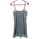 French Connection  Dress Size 4 Blue Floral Print Stillwater Mini NWT Coquette Photo 3