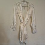 SKIMS NWT  Bridal Collection Silk Blend “Mrs" Marble Robe Women’s Size L/XL Photo 2