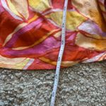 Z Supply  Charm Stained Glass Midi Dress Size Large Fun Bold Colorful Print Photo 9