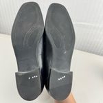 Naturalizer Loafers Block Heel Black Leather Flats Gray Contrast Women’s Size 9M Photo 10