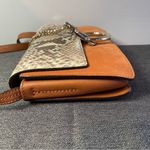 Chloé Faye shoulder bag in brown suede, leather, and python skin Photo 12