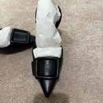 Manolo Blahnik  Black Nappa Leather Slingback Pumps Photo 2