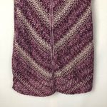 White House | Black Market WHBM Tie Back Purple Knit Sleeveless Sweater S Photo 8