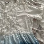 Ariat White Blue Western Cowboy Festival Cold Shoulder Mini Dress, size M Photo 10