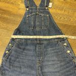 Old Navy NEW Blue Denim Jean Bib Overalls Womens Size 10 Inseam 28 Photo 3