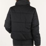 Vans Womens New  Foundry Metallic Black & Pink Puffer Jacket Photo 3