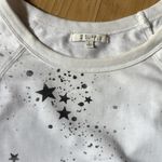 Z Supply White Star Print Sweatshirt Photo 1